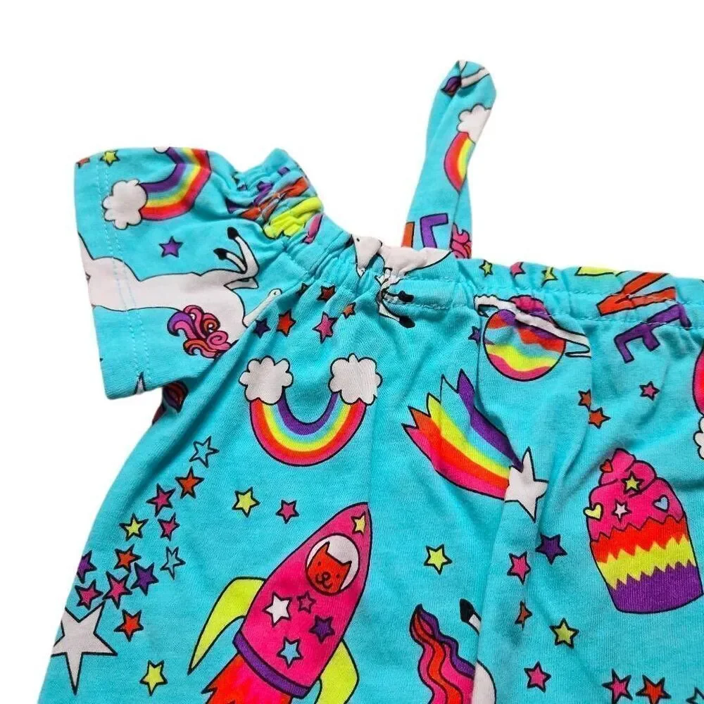 Children's Place unicorn space donut shirt S